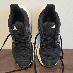 Adidas Black and Gray Running Shoes